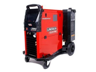 Lincoln Electric Powertec i380C Advanced MIG MAG Schweißgerät + Kühler COOL ARC®26