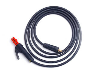 Zestaw Kabel spawalniczy + wtyczka Dorn + uchwyt elektrodowy Panther