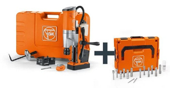 Fein KBU 35 QW set for steel and bridge construction